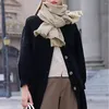 Sciarpe Sciarpa con stampa scozzese Stampata Accogliente ed elegante Accessorio lavorato a maglia alla moda antivento caldo invernale da donna con cuore