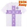 2023 2024 BOREALE CALCIO MENS SOCCER JERSEYS 23 24 HEM PURPLE AWAE VIT 3: e målvakter Röda fotbollströjor Korta ärmuniformer