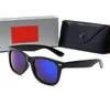 Gafas de sol de cristal para hombre, gafas de sol clásicas de marca Retro, bandas de gafas de diseñador de lujo, gafas de sol con marco de Metal de rayos AAA