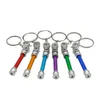 New Metal Pipe Keychain Aluminum Alloy High Quality Mini Smoking Pipe Tube Portable Unique Design Easy Carry Clean with Key Chain Hot