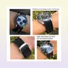 Titta på band 20mm 21mm 22mm 18mm 19mm högkvalitativ gummisilikon Watchband Fit för Omega Speedmaster Watch Strap Steel Distribution7177787