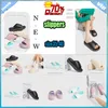 Femmes Sandal Designer Pantoufles Floral Slipper Cuir Appartements Marque Woody Mules Chaussures Lady sandales Plat Summer Beach Taille 36-40