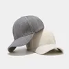 Ball Caps Solid Color Woolen Baseball Cap Winter Warm Sunshade Peaked Unisex Sun Protection Hat Wholesale Gorra De Beisbol