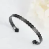 Braccialetti Allah Islam Musulmano Regalo Arbico Bracciale in acciaio inossidabile Bracciale personalizzato Gioielli con incisione profonda Donne AYATUL KURSI CUFF Bracciale