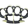 Finger Tiger Self Defense Four Hand Support、拳バックル、亜鉛合金材料、頑丈、耐摩耗性の攻撃チームのバインディングロープ5265