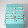 Bracelets de charme Bracelet en émail S925 Sterling Silver Star Même pendentif en forme de coeur Cadeau Bracelet de perles de Bouddha