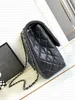 10A Fashion Large Capacity Shoulder Bag with Diamond Plaid Metal Buckle Airport Bag CF 40CM Large Size Designer Bag