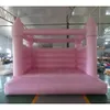 Atacado comercial branco bounce house macaron cores inflável casamento bouncy castelo saltando adulto crianças bouncer castelo para festa com ventilador navio livre