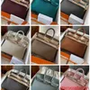 Bolsas de couro genuíno Bolsa de luxo confiável totalmente artesanal Bolsa de platina personalizada com couro Togo Lichia Grão Couro genuíno Couro de bezerro Europ com LOGOTIPO HB2N