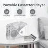 Player Portable Cassette Players FM Radio Walkman Tape Player Built in External Speakers 3.5mm Cassette to MP3 Converter