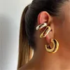 Boucles d'oreilles Punk sans Piercing, 1 pièce, Clip, manchette d'oreille épaisse pour femmes, déclaration, Cartilage épais, bijoux cadeaux E2261