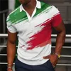 Herrpolos mode polo skjortor sömmar färg t-shirt avslappnad toppar sportkläder överdimensionerade män kläder kortärmade knappar tees tees