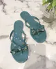 Slivers V Designer - Donna Sandali estivi Big Bowknot Flip Flops Beach Sandalias Femininas Flat Jelly Designers Sandals 240201