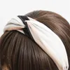 Hair Clips Drop Korean Fashion 4cm Wide Version Patchwork Fabric Cross Headband Accessories Wholesale