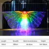 Party Decoration LED Butterfly Wings Women Belly Dance Isis Accessories Dräkt vuxen egyptisk med pinnar leveranser2109