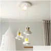 Подвесные светильники Cosmo Dog, скандинавский светильник для спальни, прикроватная люстра, креативный проход, барная стойка, Прямая доставка Dhau6