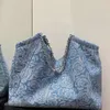 Ontwerp Nieuwe damestas met hoge capaciteit Eén schouder High-end sensatie Kleine denim Grote capaciteit Correcte versie Hoge kwaliteit SF