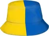 Berretti I Love Ukraine Cappello da pescatore per donna Uomo Casual Berretto da sole a tesa larga ripiegabile da pescatore all'aperto