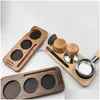 Tampers 51Mm 58Mm Houten Koffie Sabotage Stand Presser Houder Voor Espresso Puck Sn Tam Station Distributie Hendel tool Mat Drop Delive Dhxkt