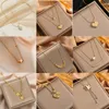 Anhänger Halsketten Trendy Edelstahl Vergoldete Halskette Herz Design Choker Schmetterling Charm Kragen Frauen Schmuck Für Geschenk