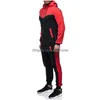 Herrspårar Mens Tracksuit Set 2021 Autumn Men Fashion Sweatshirt Male Jogger Sportwear Suit Man Hoodies Pants Pants Zipper Sports D DHP1R