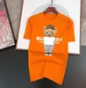 Camiseta de moda para mujer / hombre caliente Marcas famosas Diseñadores Ropa Oso Algodón puro Equipo Camisetas con cuello en O Manga corta Deportes casuales Hip-Hop Camisetas de calle