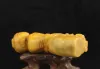 Pendants Old China Natural Jade Hand Carved statue dancer human pendant d4