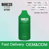 Оригинальные электронные сигареты Breze Stiik BS7500 Puffs 2% 5% Mesh Coil Puff 7500 Одноразовая вейп-ручка с перезаряжаемой батареей 600 мАч 16 мл Breze 7500puff Breeze Vape