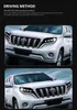 Фара для стайлинга автомобилей для Toyota Prado LC150 20 13-20 17, все светодиодные фары «ангельский глаз», биксеноновые фары в сборе