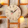 Настенные часы маленькие часы винтажный декор подвеса дома европейская и американская металлическая спальня ретро спальни ретро