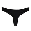 Women's Panties TECHOME Cotton Women Thongs American G-string Sexy Elastic T Pants Mid Waist Lingerie Seamless Briefs Girls Underpants