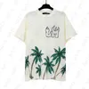 Magliette di alta qualità per uomo t-shirt firmate da uomo palm-angel top estivi USA High Street Classic Lettera Stampa Moda Casual Maglietta girocollo a maniche corte