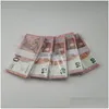 Outros suprimentos de festa festiva Fake Money Banknote 10 20 50 100 200 500 Euros Realistic Toy Bar Props Copiar Moeda Filme Faux-Bille Dhwmi