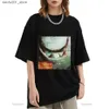 Herr t-shirts The Sickness Album T-shirt Dirbed Tour T-shirt Kvinnor Goth Streetwear Graphic Print Tshirt Mens Overdized Clothes Q240220