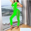 Bh's Dames Fun Diamond Mesh Kleding Y Highlighting Body Mouwloos Jumpsuit Feestoverhemden Pack Drop Delivery Dh3Ys