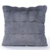 Pillow Soft Cover 45x45cm Cozy Plush Decorative For Living Room Sofa Decor Pillowcase White Grey Case