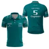 T-shirts hommes 2024 saison F1 Aston Martin Team Mens Sports Polo à manches courtes RG6V