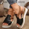 Sandals Large size grass woven high heeled sandals for women in 2023 new thick soled fish mouth Roman shoes one line buckle high heeled womens sandals T240220