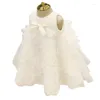 Платья для девочек, кружевное платье с цветочным узором для малышей для свадебной вечеринки, 1-е место принцессы.Платье для церемонии Дня Рождения, 1–14 лет