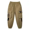 Trousers Kids Boys Cargo Pants Teens Tactical Children Big Pocket Baggy Students Casual Sweatpants 4 5 6 8 11 12 14 Y