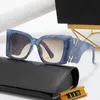 Okulary przeciwsłoneczne projektant okularów przeciwsłonecznych Listy Luksusowe okulary Liste Letter Lunnette Słońce dla kobiet duże spolaryzowane odcienie seniorów