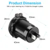 Cigarette Lighter Dual USB Charger 12V-24V 4.2A Dual USB Cigar Lighter Motorcycle Charger Car Voltmeter Mobile Phone Charge