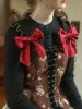 Hängen Lynettes Chinoiserie Autumn Spring Original Design Women Allmatch Mori Girl Vintage Rustic Floral Jacquard Slim Vest Waistcoat