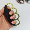 Fist Clasp Martial Outdoor Arts Props Clip Style Four Tiger Finger Set Ring Survival Equipment Självförsvar 109088