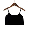 Women's Tanks Custom Printing Girls Clothes Women Summer Crop Top Sexy Seamless Sleeveless Tank Tops Camis Backless Camisole