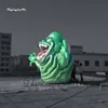 6mH (20ft) avec ventilateur en gros effrayant grand gonflable Slimer Ghostbusters fantôme personnage ballon Air Blow Up monstre vert pour les décorations d'Halloween