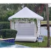 açık hava etkinlikleri beyaz şişme düğün fedai 4.5x4m (15x13.2ft) Parti Bouncy caslte yıldönümü jumper evi satılık