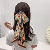 Foulards Floral DIY Imprimer Petite écharpe Femmes Poignée Sacs Étroit Long Poignet Ruban Mode Bande De Cheveux Wraps Bandeau