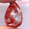Pendants Top Natural Red Limonite Phantom Quartz Pendant For Women Lady Men Healing Gift Beads Clear Crystal Silver Rare Gemstone AAAAA