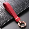 Keychains Luxury Key Chain Men Women Car Keychain For Ring Holder Jewelry Genuine Leather Rope Bag Pendant Fathers Day Gift